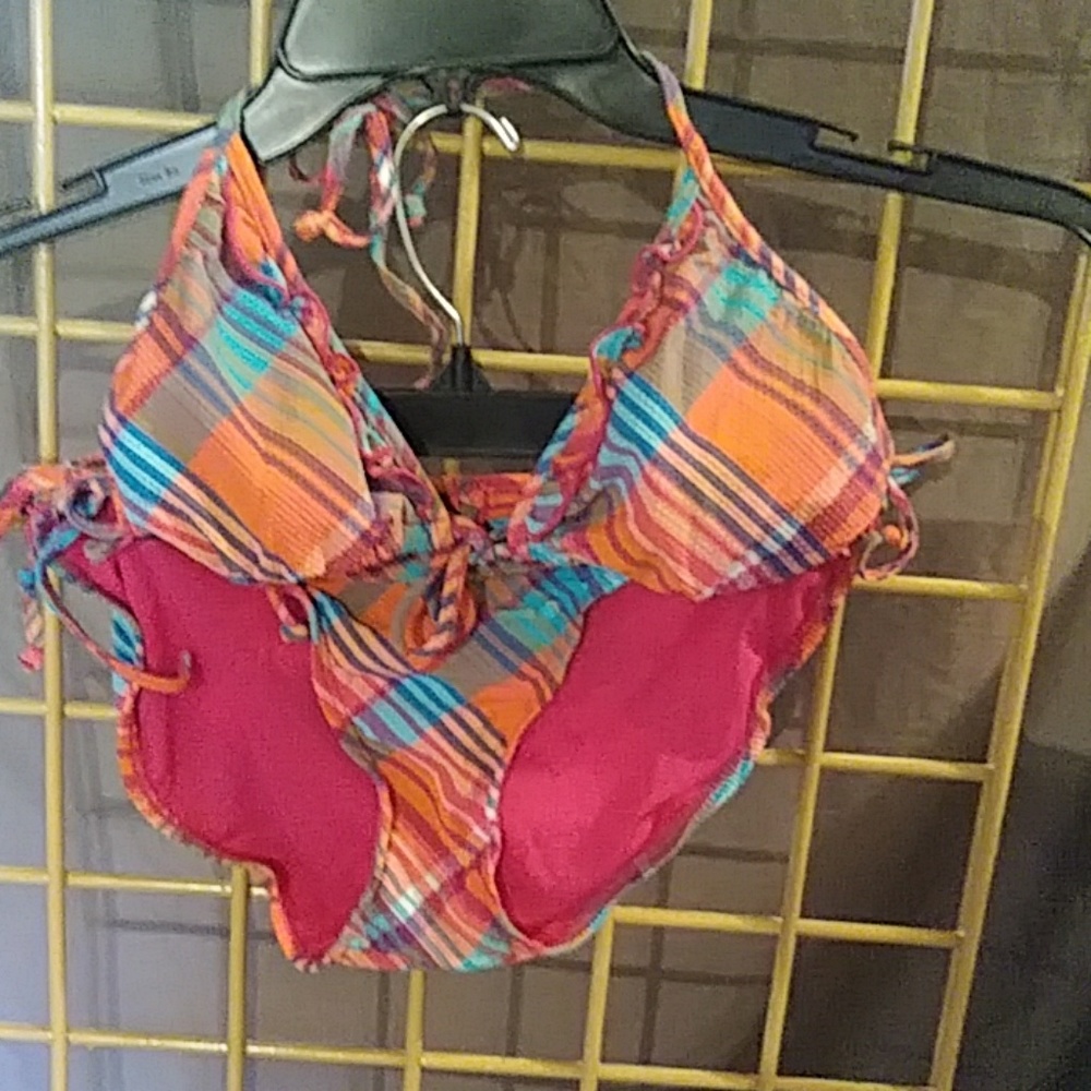 Old Navy plaid String Bikini